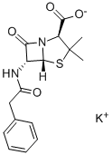 Penicillin G potassium salt Structural