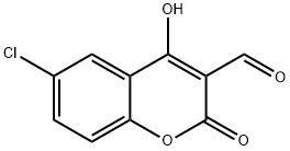 4-HYDROXY-6-CHLORO-3-FORMYLCOUMARIN Structural