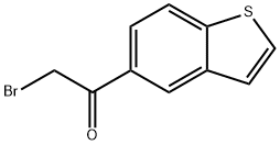 1-(1-BENZOTHIOPHEN-5-YL)-2-BROMO-1-ETHANONE Structural