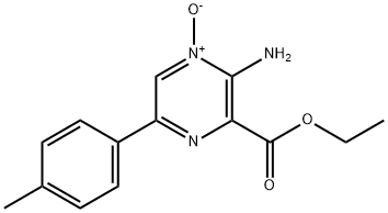 3-Amino-6-(4-methylphenyl)pyrazinecarboxylicacidethylester-4-oxide Structural