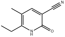 6-ETHYL-5-METHYL-2-OXO-1,2-DIHYDRO-PYRIDINE-3-CARBONITRILE Structural