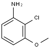 2-Chloro-3-methoxyaniline Structural