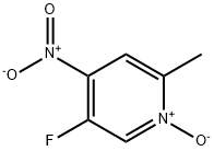 Pyridine,  5-fluoro-2-methyl-4-nitro-,  1-oxide Structural