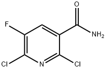 2,6-DICHLORO-5-FLUORONICOTINAMIDE Structural