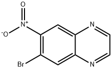 6-BROMO-7-NITROQUINOXALINE Structural