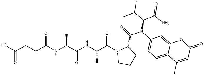 SUC-ALA-ALA-PRO-VAL-AMC Structural