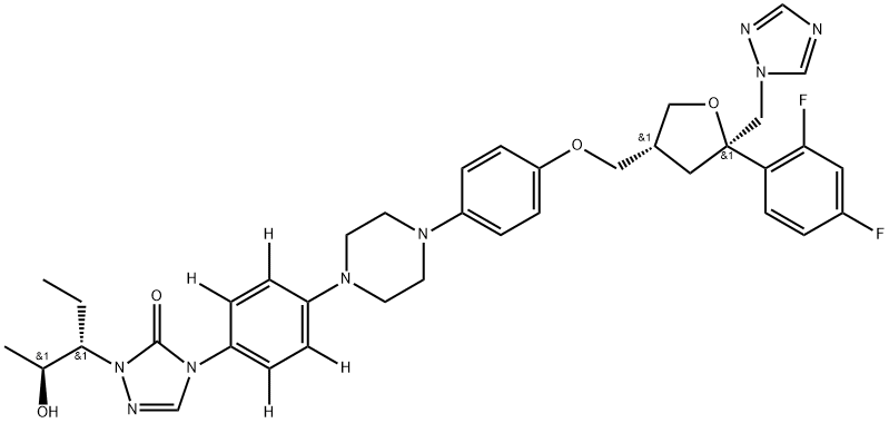 Posaconazole-d4 Structural