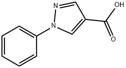 1-Phenyl-1H-pyrazole-4-carboxylic acid Structural