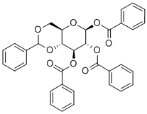 4,6-Di-O-benzyliden-1,2,3-tri-O-benzoyl-β-D-glucopyranose