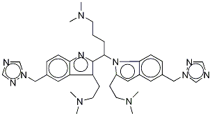 Rizatriptan 1,2-(4-dimethylamino)butane  Structural