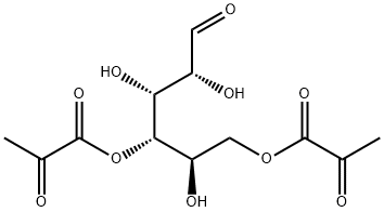 D-Galactose, 4,6-bis(2-oxopropanoate) Structural