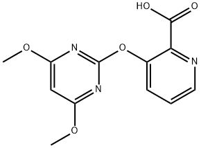 3-[(4,6-DIMETHOXYPYRIMIDIN-2-YL)OXY]PYRIDINE-2-CARBOXYLIC ACID Structural