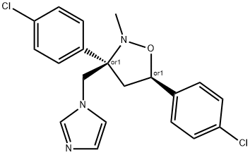 cis-3,5-Bis(4-chlorophenyl)-3-((1H-imidazol-1-yl)-methyl)-2-methylisoxazolidine