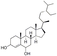 Stigmast-4-ene-3,6-diol Structural