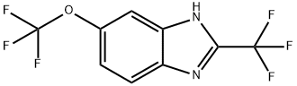 1H-BENZIMIDAZOLE, 5-(TRIFLUOROMETHOXY)-2-(TRIFLUOROMETHYL)-