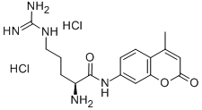 L-ARGININE 7-AMIDO-4-METHYLCOUMARIN DIHYDROCHLORIDE Structural