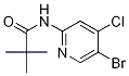 N-(5-broMo-4-chloropyridin-2-yl)-2,2-
diMethylpropanaMide Structural