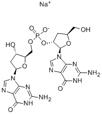 2'-DEOXYGUANYLYL(3'->5')-2'-DEOXYGUANOSINE SODIUM SALT Structural