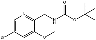tert-Butyl (5-bromo-3-methoxypyridin-2-yl)-methylcarbamate Structural