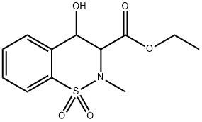 2-Methyl-4-hydroxy-2H-1,2-benzothiazine-3-carboxylic acid ethyl ester 1,1-dioxide  Structural