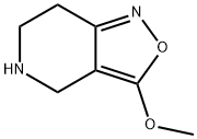Isoxazolo[4,3-c]pyridine, 4,5,6,7-tetrahydro-3-methoxy- (9CI) Structural