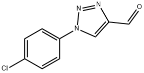 1-(4-CHLOROPHENYL)-1H-1,2,3-TRIAZOLE-4-CARBALDEHYDE Structural