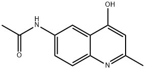 6-ACETAMIDO-4-HYDROXY-2-METHYLQUINOLINE Structural