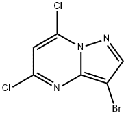 3-broMo-5,7-dichloropyrazolo(1,5-a)pyriMidine Structural