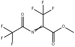 METHYL 3,3,3-TRIFLUORO-2-[2,2,2-TRIFLUORO-ACETYLIMINO]PROPIONATE Structural