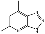v-Triazolo[4,5-b]pyridine, 5,7-dimethyl- (6CI) Structural