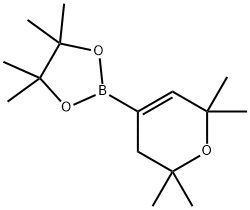 (2,2,6,6-tetramethyl-3,6-dihydro-2H-pyran-4-yl)boronic acid, pinacol ester Structural