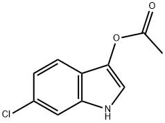 6-CHLORO-3-INDOLYL ACETATE Structural