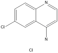 4-AMINO-6-CHLOROQUINOLINE HYDROCHLORIDE Structural