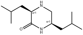 Piperazinone, 3,6-bis(2-methylpropyl)-, cis- (9CI) Structural