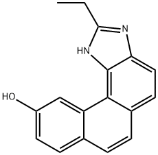 3H-Phenanthro(3,4-d)imidazol-10-ol, 2-ethyl-