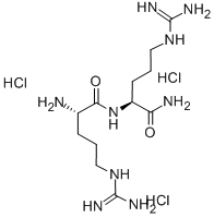 H-ARG-ARG-NH2 3 HCL Structural