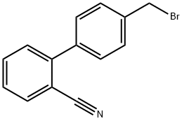 4-Bromomethyl-2-cyanobiphenyl Structural Picture