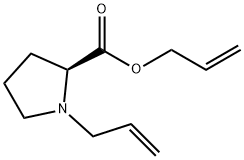 L-Proline, 1-(2-propenyl)-, 2-propenyl ester Structural