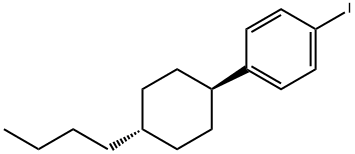 1-(TRANS-4-N-BUTYLCYCLOHEXYL)-4-IODOBENZENE Structural