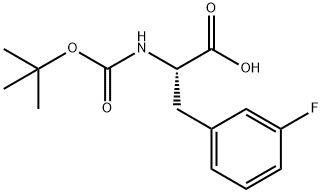 BOC-L-3-FLUOROPHENYLALANINE Structural