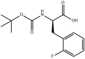 BOC-D-2-Fluorophe  Structural