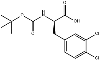 BOC-D-3,4-Dichlorophe Structural