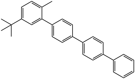 2-METHYL-5-TERT-BUTYL-P-QUATERPHENYL Structural