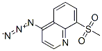 Quinoline,  4-azido-8-(methylsulfonyl)- Structural