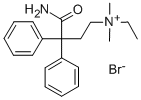 3-carbamoyl-3,3-diphenylpropyl(ethyl)dimethylammonium bromide