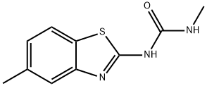 Urea, N-methyl-N-(5-methyl-2-benzothiazolyl)- (9CI) Structural