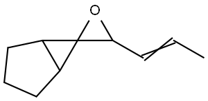 Spiro[bicyclo[3.1.0]hexane-6,2-oxirane],  3-(1-propenyl)-  (9CI) Structural