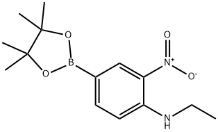 4-Ethylamino-3-nitrophenylboronic acid,pinacol ester