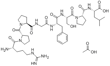 ARG-PRO-PRO-GLY-PHE-SER-PRO-LEU ACETATE SALT