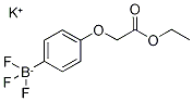 Ethyl phenoxyacetate-4-trifluoroborate potassium salt Structural